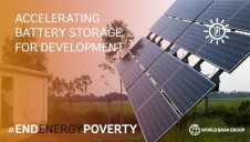 The World Bank will use the investment programme to focus on storage that supports renewable energy projects – namely hybrid solar parks and microgrids
